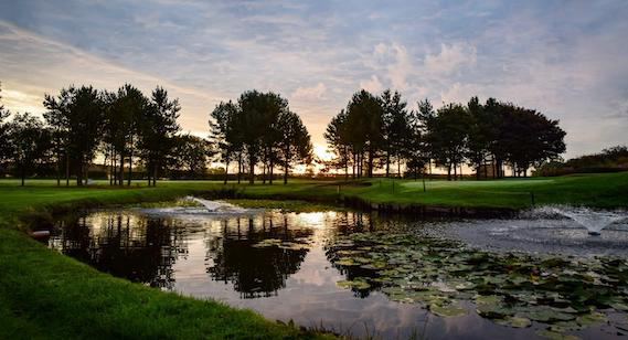 Lake view at the Hornsea golf club course